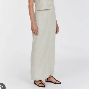 DISSH Robert Linen maxi skirt